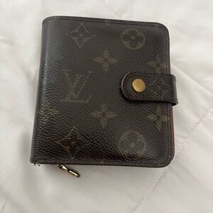 Louis Vuitton Monogram Wallet in Dark Brown